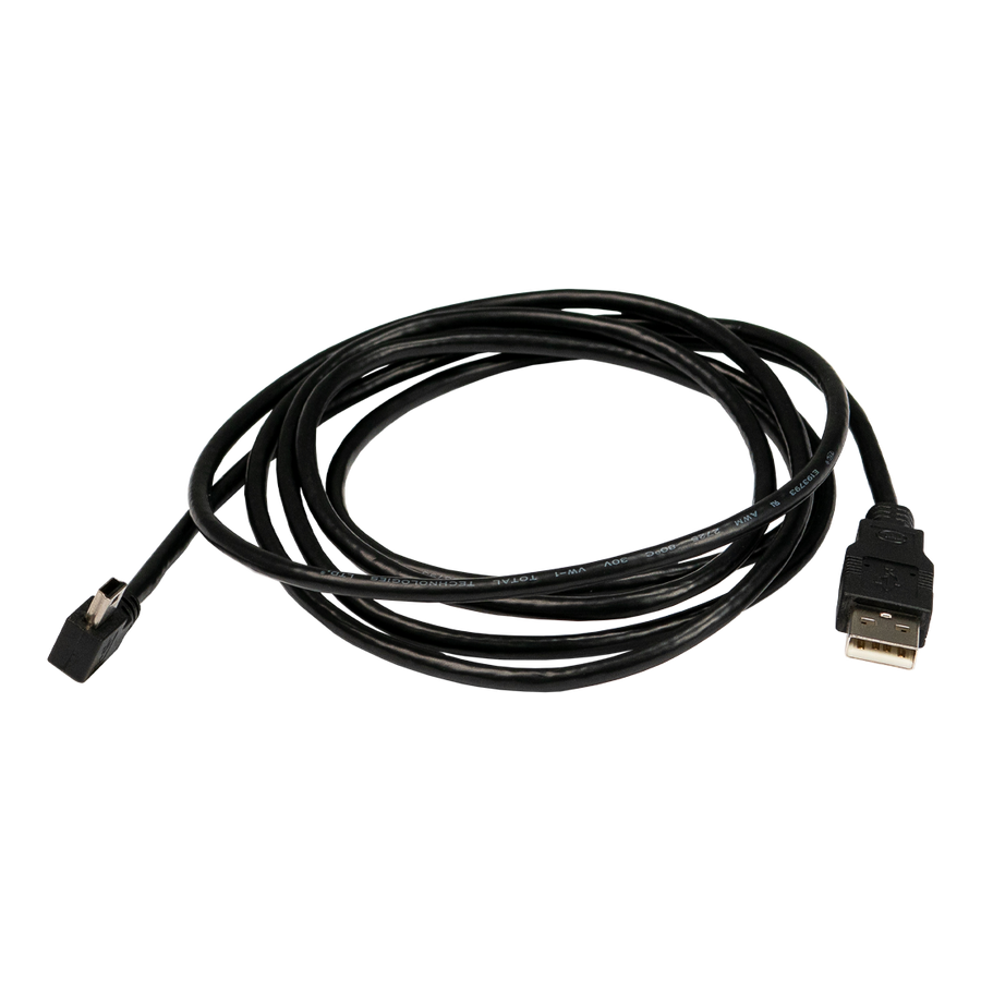 Mini-USB Data Cable - 6' - 90 Degree