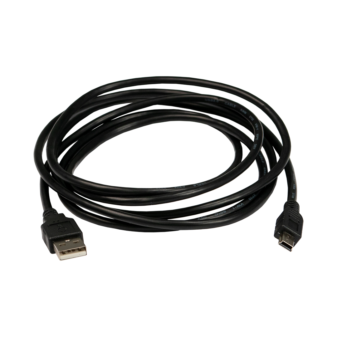 E2106-6 data cable showing its standard USB and Mini-USB connectors