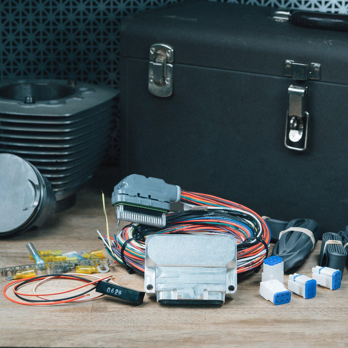 Micro Harness Controller kit with wiring, connectors and center brake light module