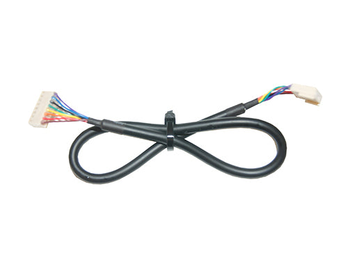 EHC LED indicator cable with white connectors and colored wiring