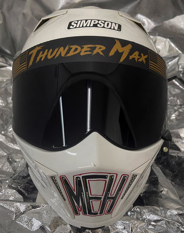 ThunderMax Helmet Visor Decal
